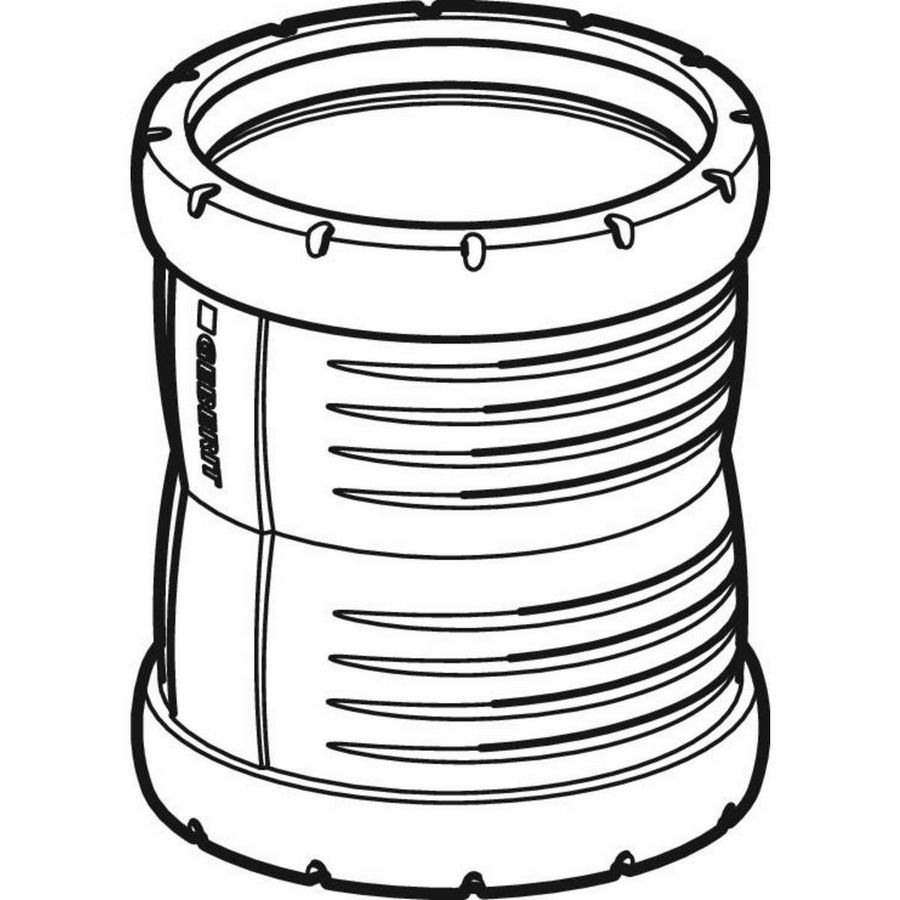 Silent-Pro dubbele insteekmof d=Ø110mm Geberit