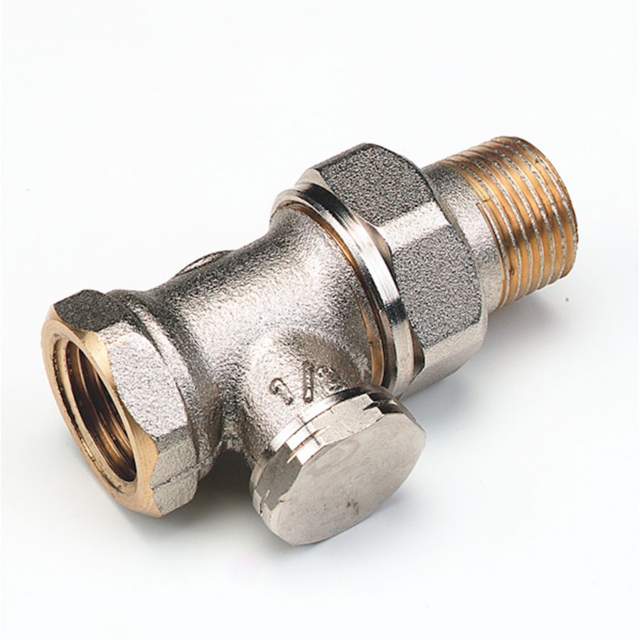 Voetventiel recht bn. 1/2" Kvs 1,70 met inkeping 3429 COMAP