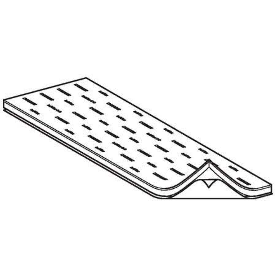 Geluidsisolatiemat Isol Flex zelfklevend tbv buis Ø110mm l=1180mm dikte=17mm Geberit