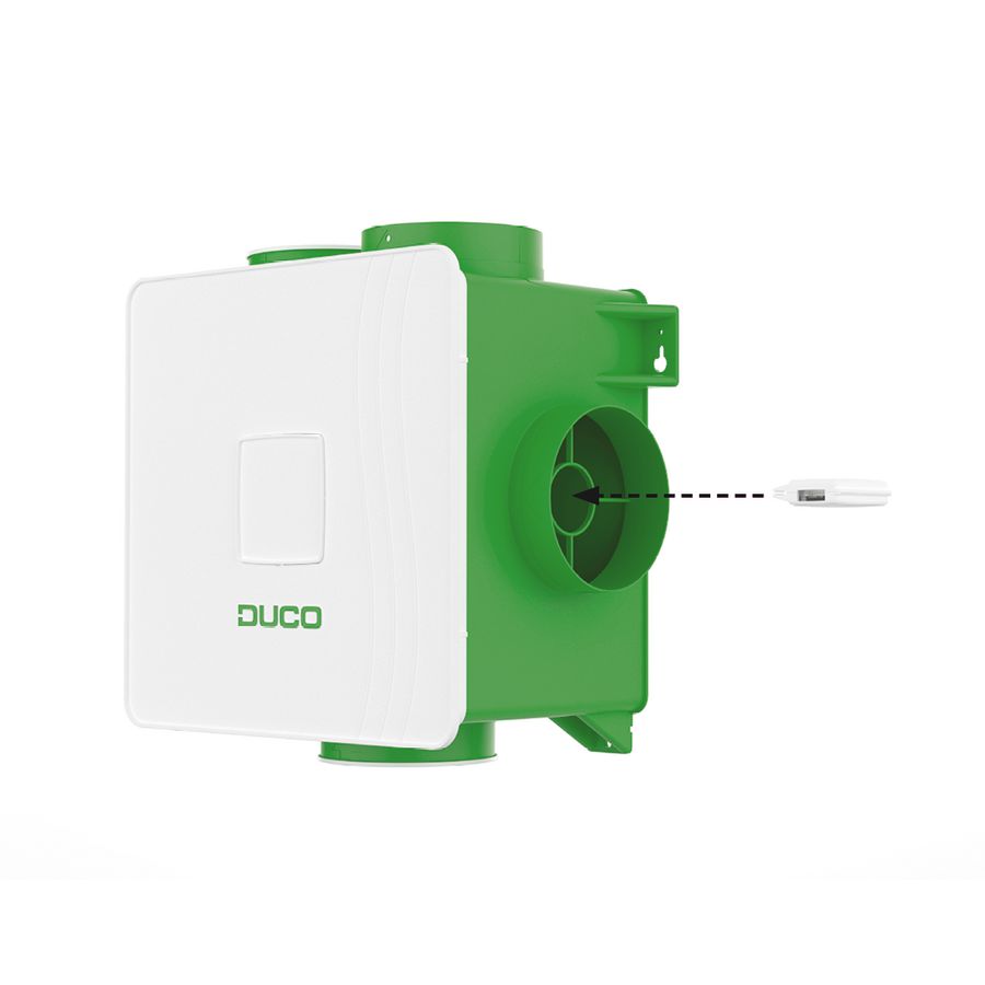 Woonhuisventilator DucoBox Reno All-in-one Standaard + bediening RF + 2x CO2 DUCO