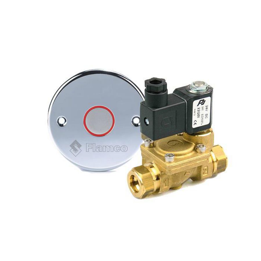 Douchebediening Sanpro drukker + MV Isiflo