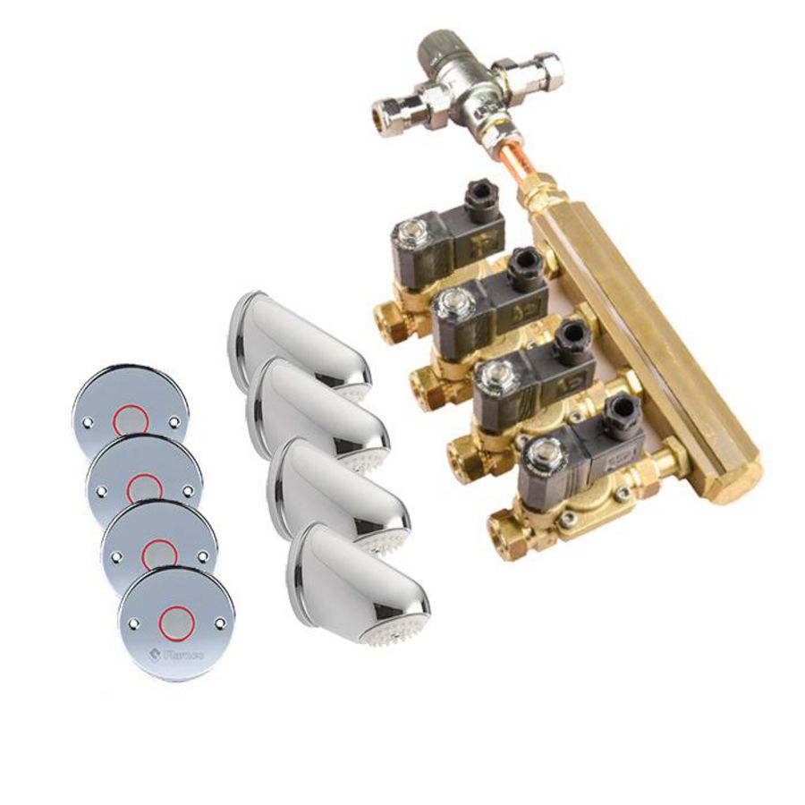 ANPRO Easy Connect verdeelgroep voor 4 douches Isiflo