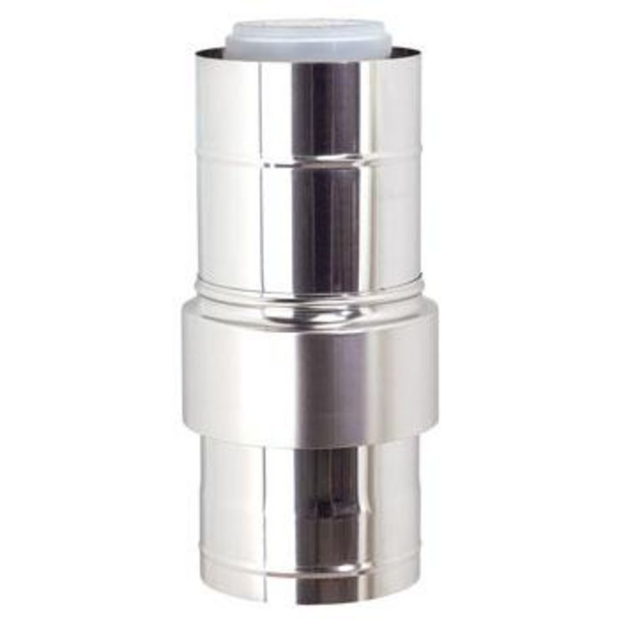 Rolux buitenwandsysteem luchttoevoerelement PP/RVS 60/100 Ubbink
