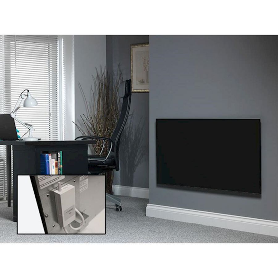 Infraroodpaneel STRONG-RF wit 600x900mm 500W incl. ingebouwde RF-ontvanger MASTERWATT