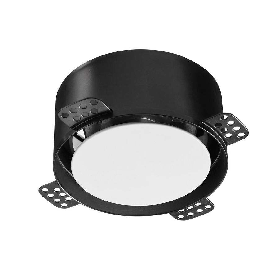 Ventilatieventiel (toevoer of afvoer) Instucbaar design NoShow Ø125mm zwart VentWorks