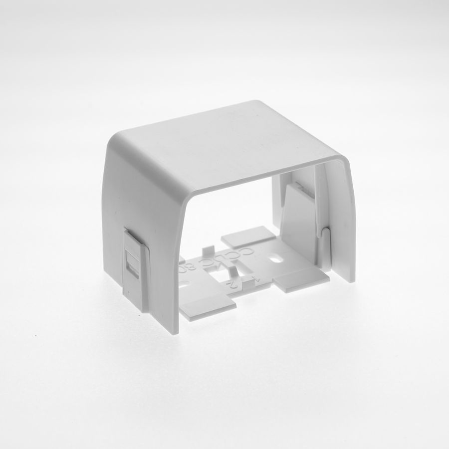 Koppelstuk CLIMCLICK CCDC.80 80x60mm wit Castel Engineering