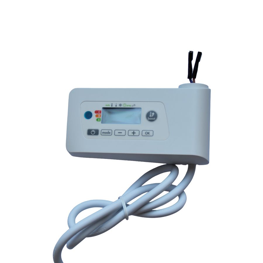 Bedieningspaneel wit tbv radiator OCEANUS-E  (onderdeel) Henrad