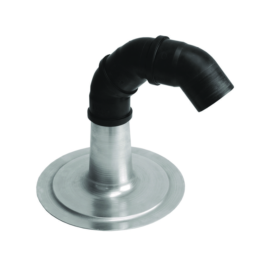 Kabeldoorvoer plakplaat alu.met PP-bochten 75mm Anjo
