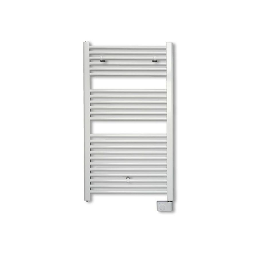 Elektr. handdoekradiator CALOR SELECT 500W wit 500x910mm incl. snoer 1,2mtr + stekker incl. analoge regeling MASTERWATT