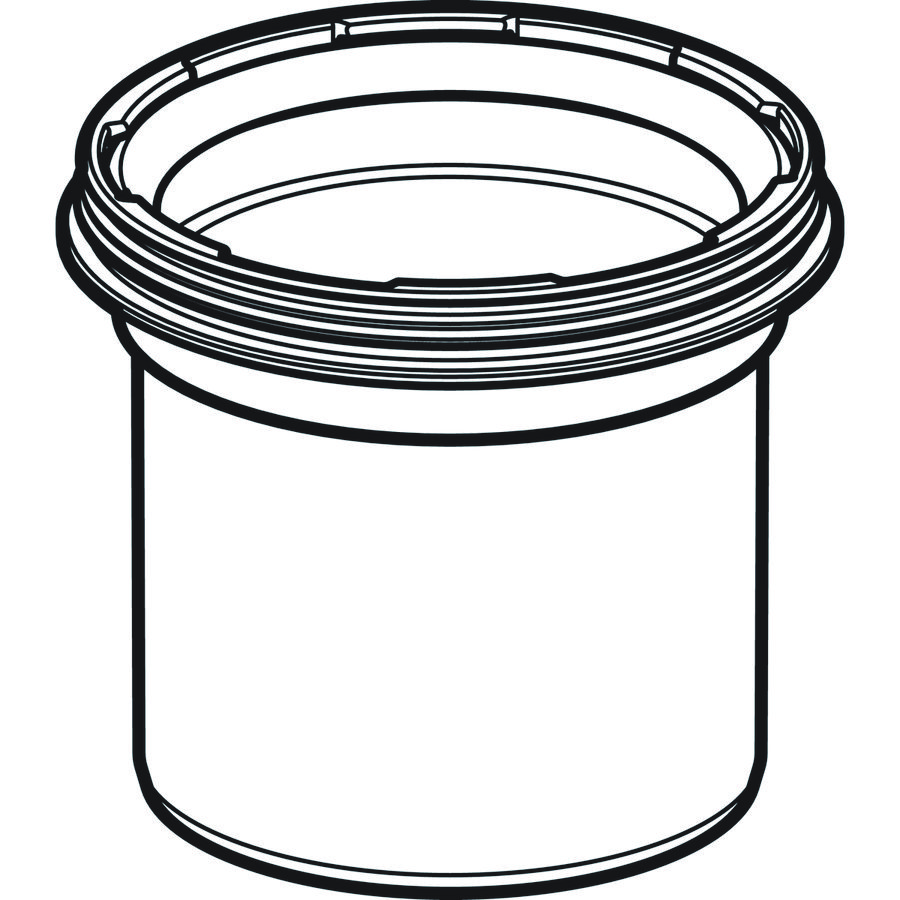 verlengstuk vloerput Varino 13x13cm Geberit