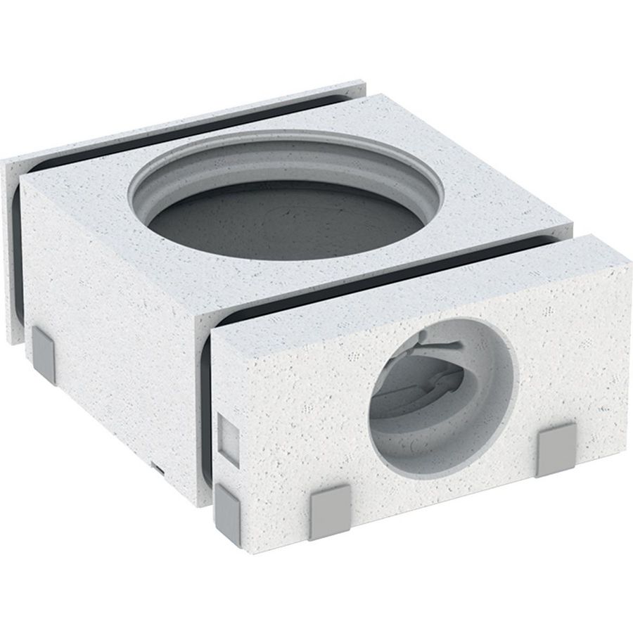 condensisolatie vloerput Varino horizontaal 13x13cm Geberit