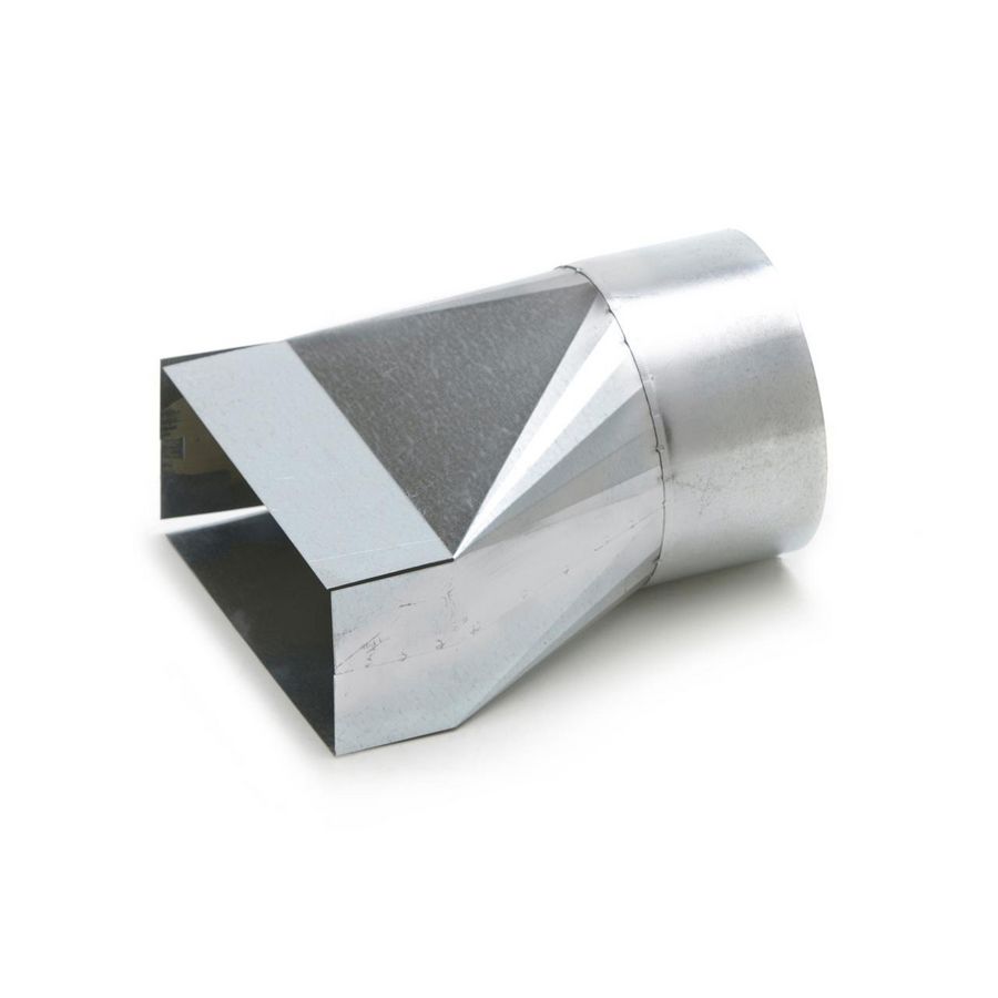 Verloopstuk RKAVH rechthoek 220X80mm naar rond 150mm A-symm. Air Spiralo