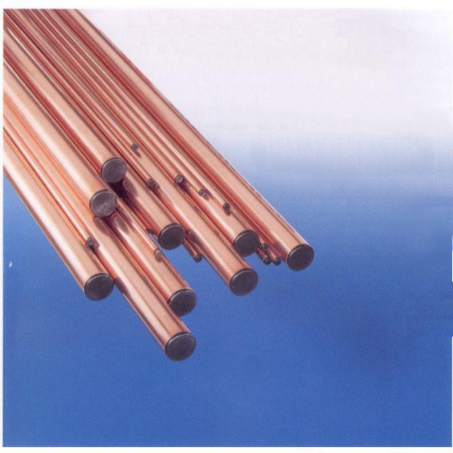 Lengte a 5m. koperen koelleiding 3.1/8" (79,37x2,29mm) VVE=10 HALCOR