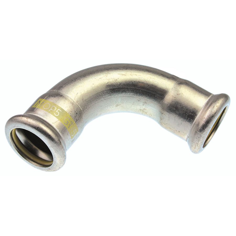 Bochtkoppeling 90° Xpress RVS gas 76,1x76,1mm R2708G (test cth) VSH