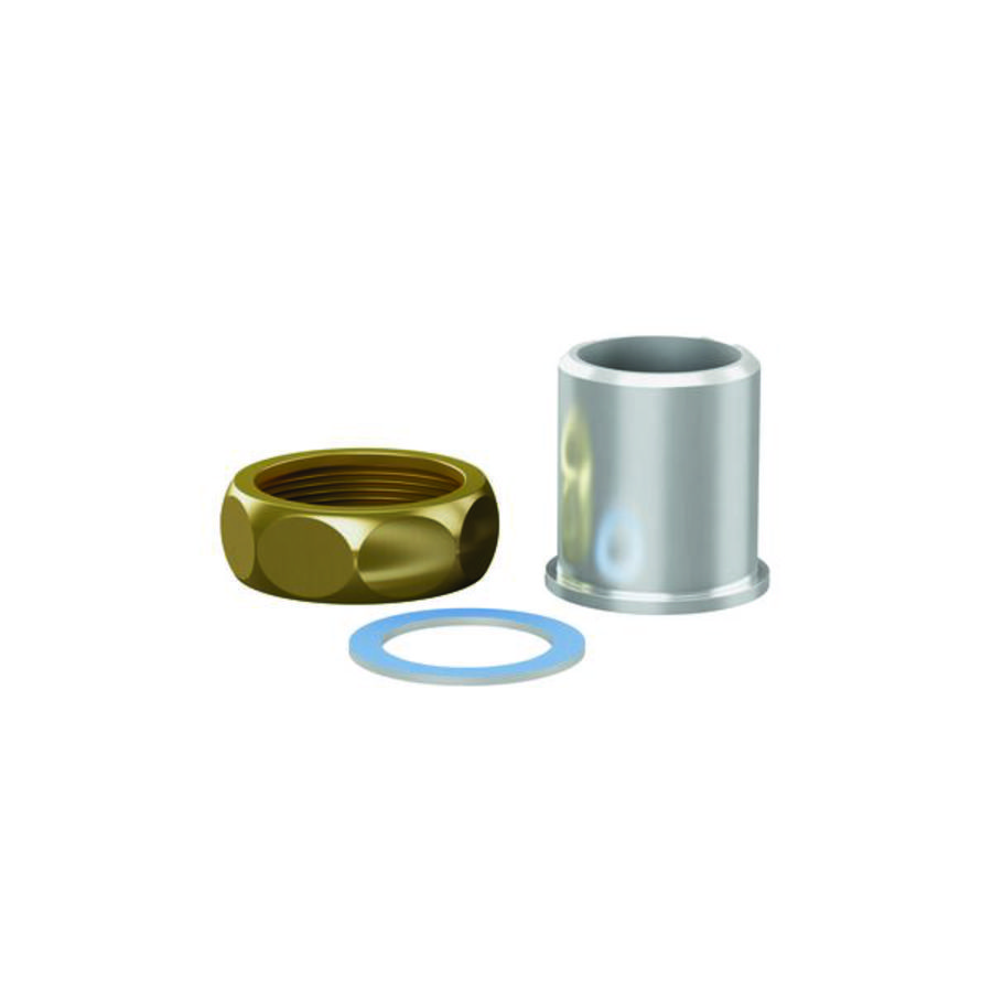 Aansluitset tbv Longtherm warmtewisselaar G 1 1/4" set staal Reflex
