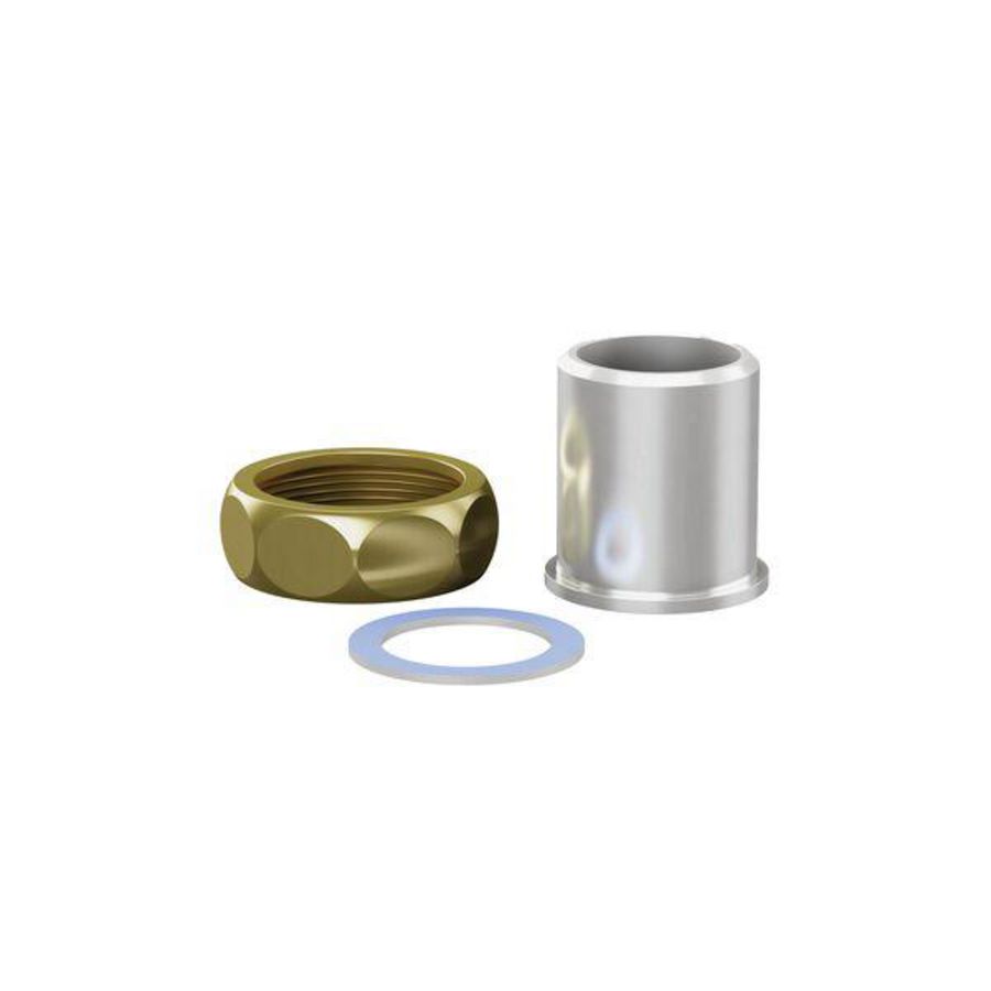 Aansluitset tbv Longtherm warmtewisselaar G 1 1/4" set staal Reflex