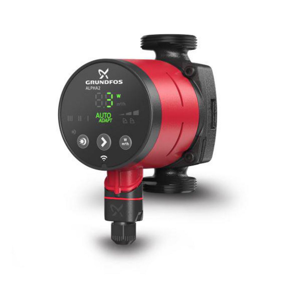 Circulatiepomp ALPHA2 25-80 130 1x230V 50Hz 6H GRUNDFOS