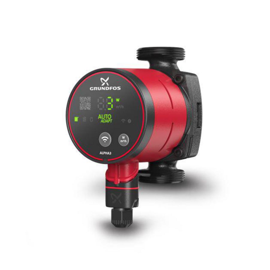 Circulatiepomp ALPHA3 25-80 130 1x230V 50Hz 6H GRUNDFOS
