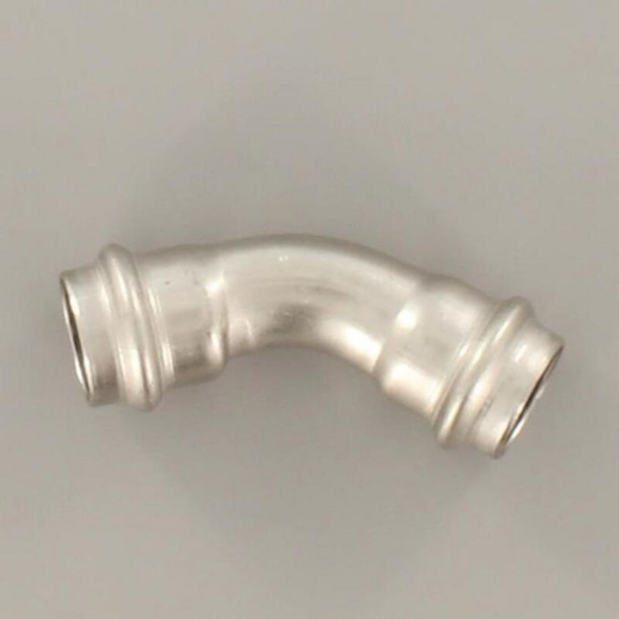 Bochtkoppeling 45° Sanpress Inox 22x22mm Viega
