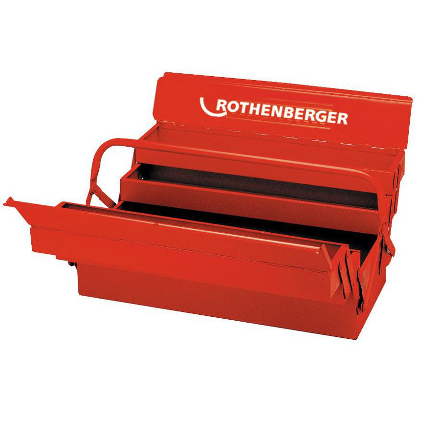 Gereedschapskist rood 530x200x200mm 5-delig ROTHENBERGER