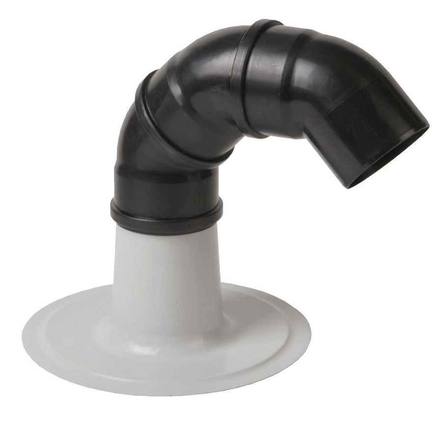 Kabeldoorvoer alu. plakplaat m. 3x pp-bocht 160mm Anjo