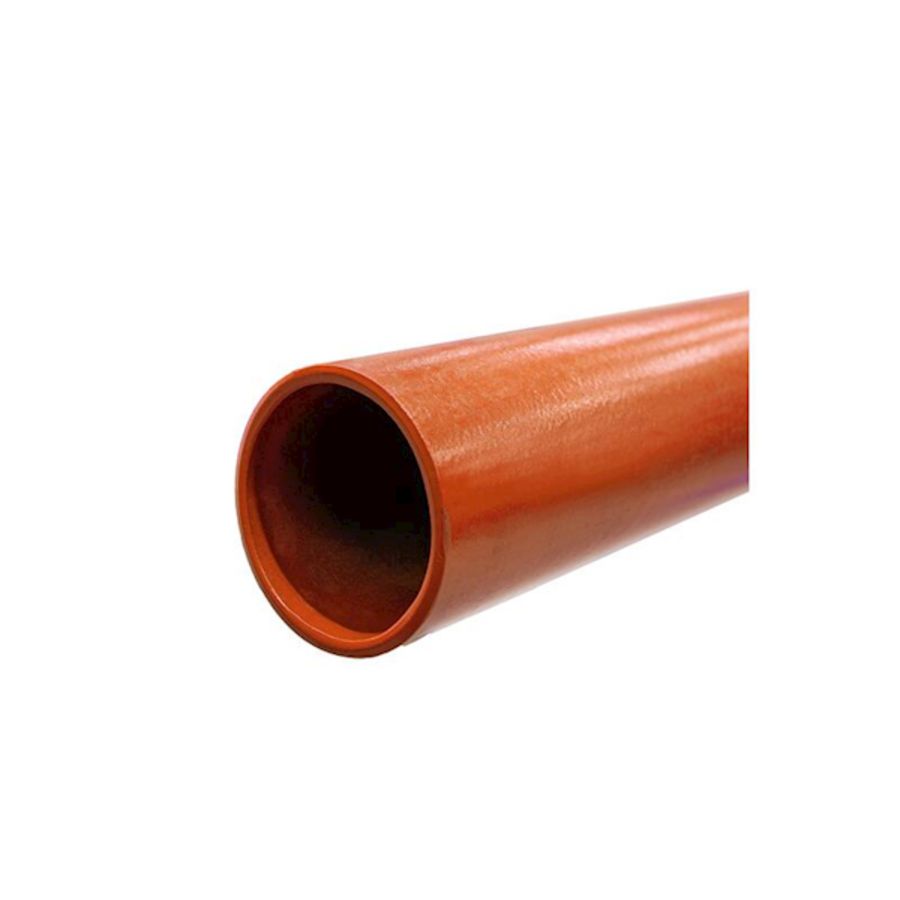 Lengte a 6m. Gasbuis EN10255M menie glad 3/4" (26,9mm)
