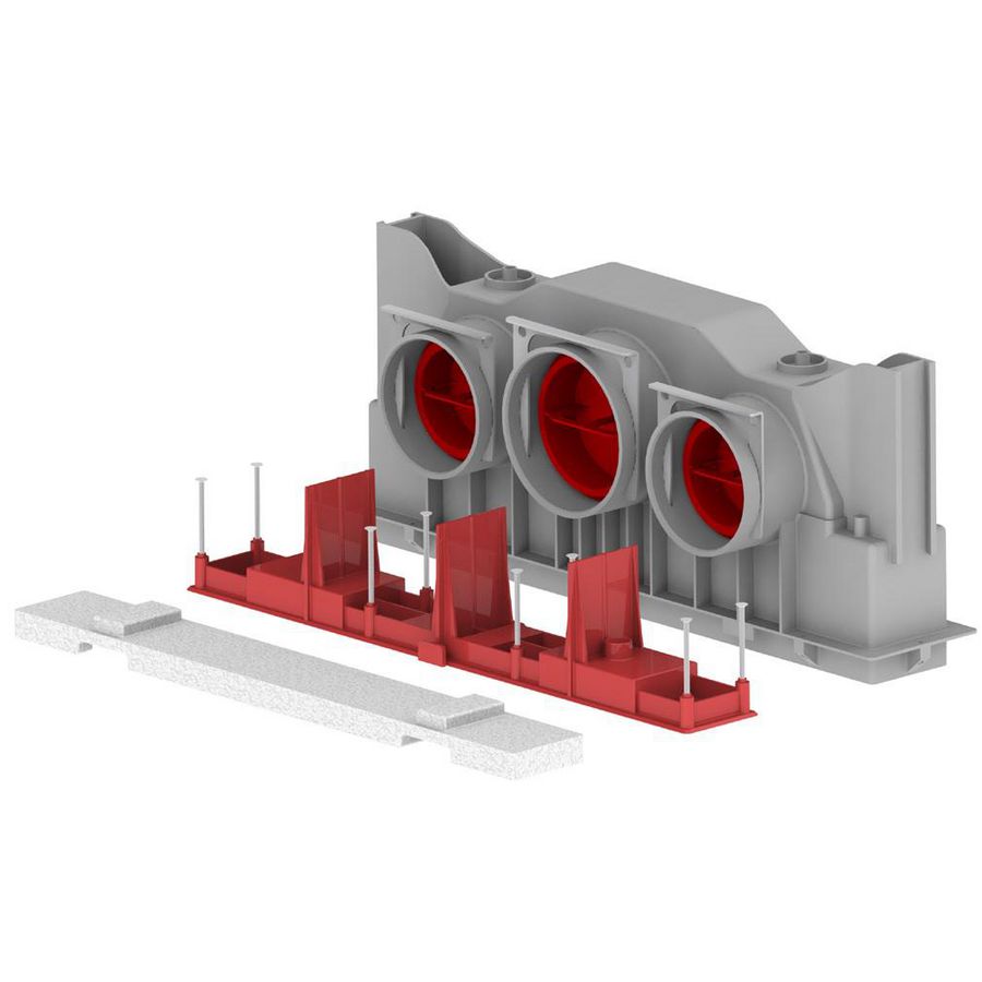 Roosterbox lijnrooster K type CSB400-DN90 Zehnder