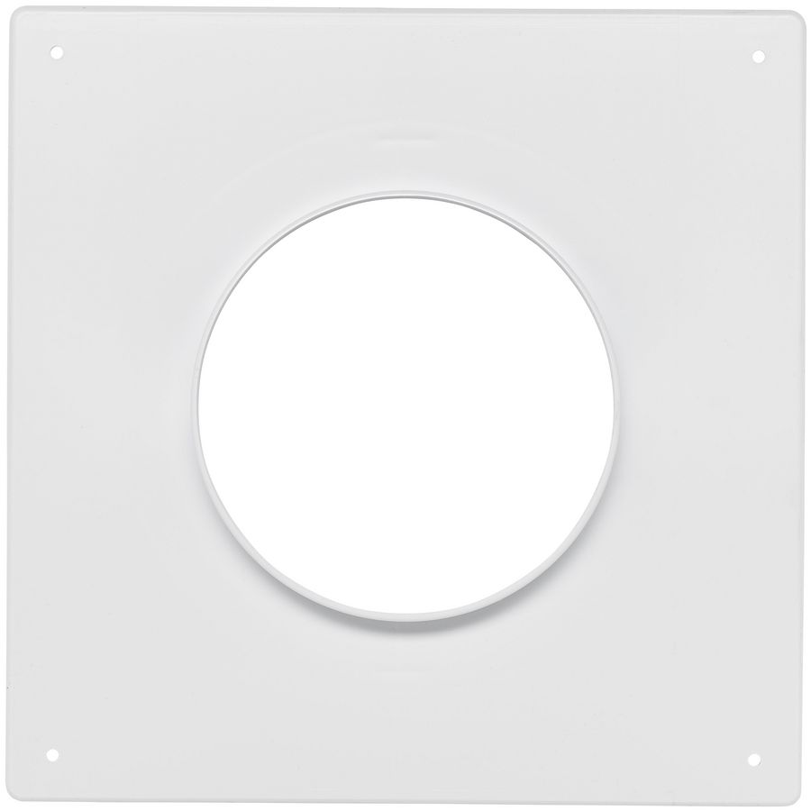 Renovatieplaat 250x250mm met gat 125mm  tbv STR ventiel Zehnder