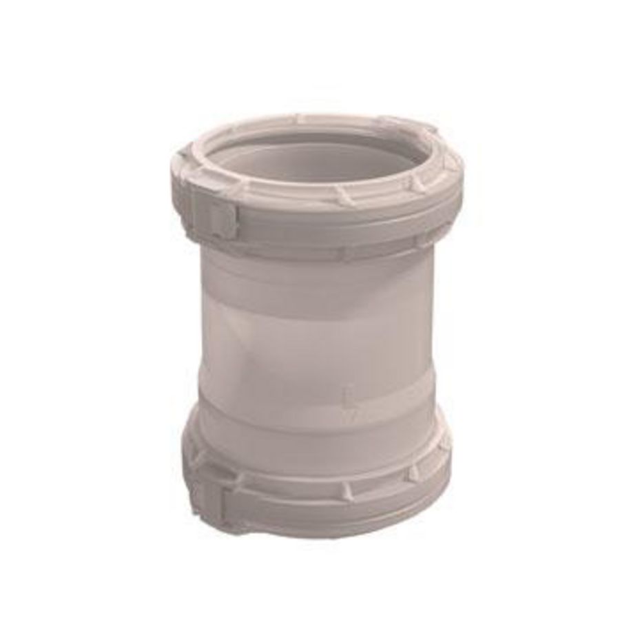 Koppelstuk Flex/mof-110 PP 110 transparant Rolux Flex Ubbink