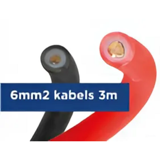 Kabel set HV | Rood en Zwart | 3 meter