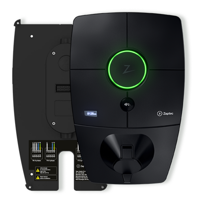 Zaptec | Pro | Laadpaal + Backplate| 22 kW