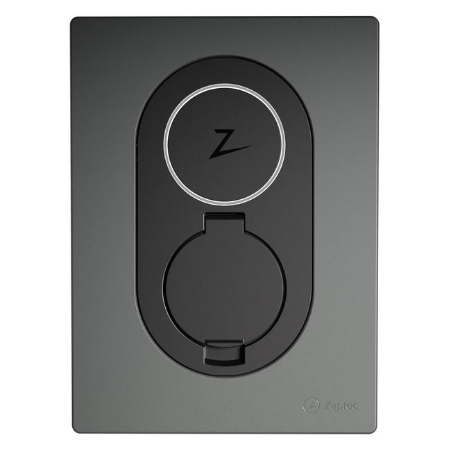 Zaptec Go & Go2 | Voorzijde kap | Rock Grey