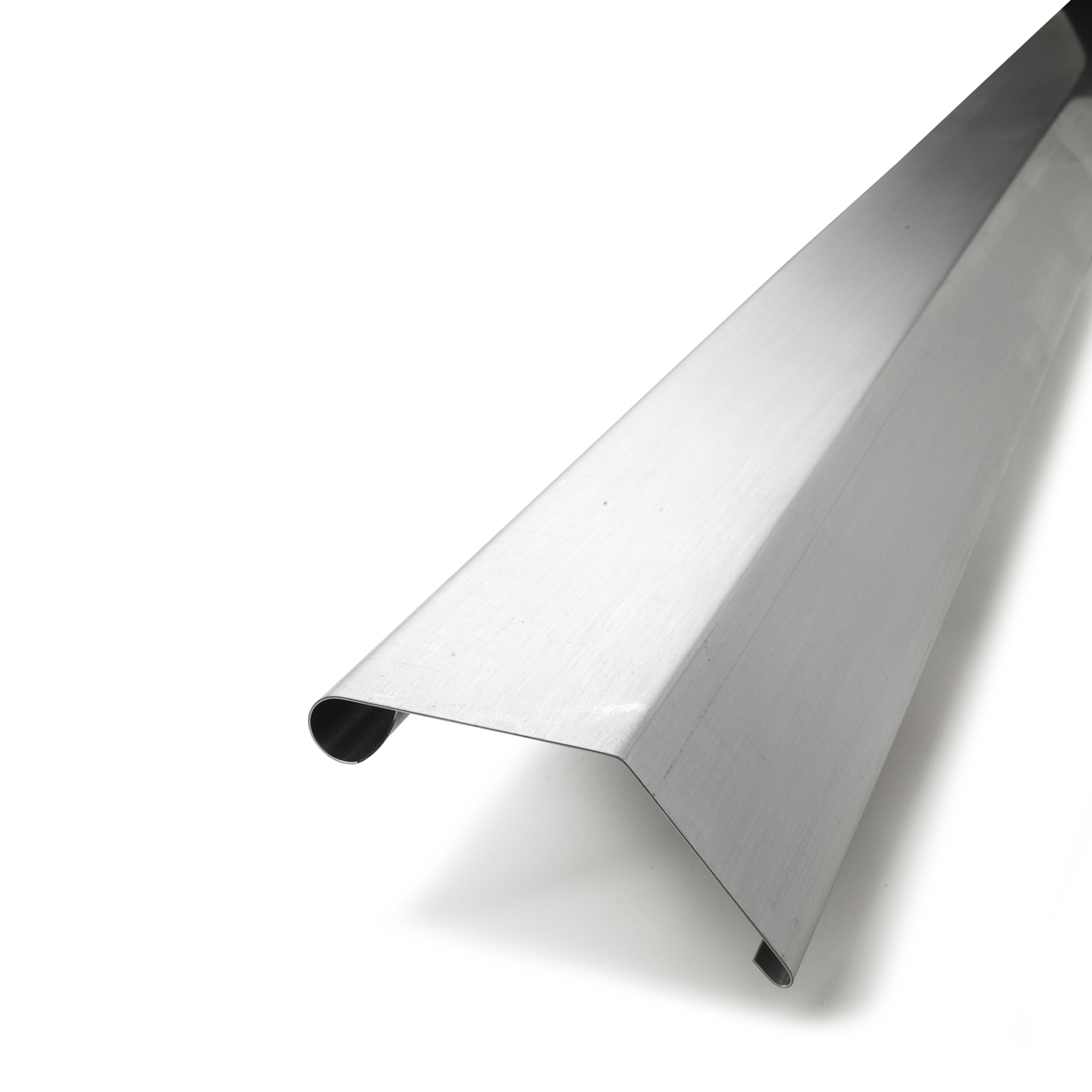 Lengte a 3mtr. zinken KliQ deklijst 45/70mm 135° VVE=5 Rheinzink
