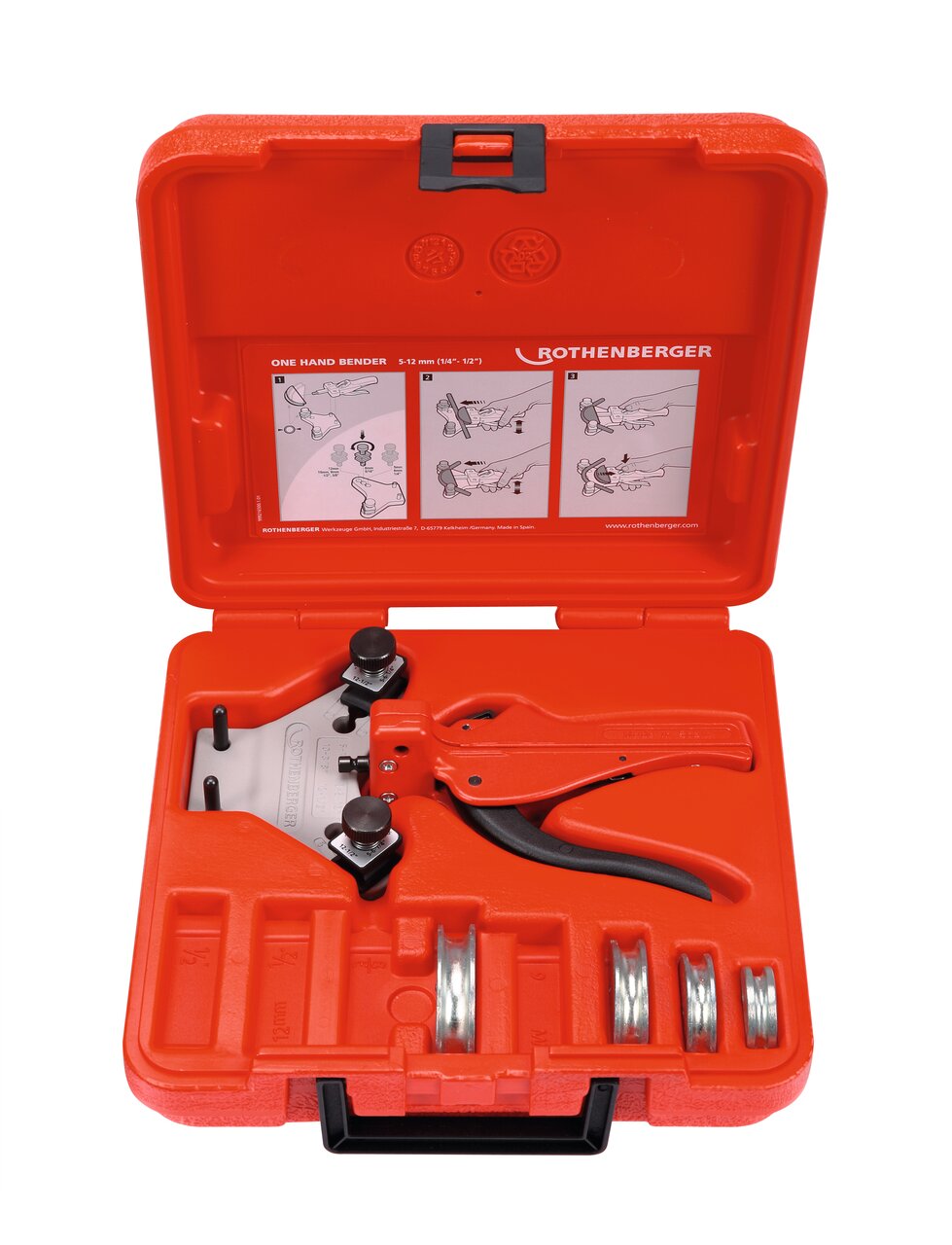 Tube bender set 5-6-8-10mm ROTHENBERGER