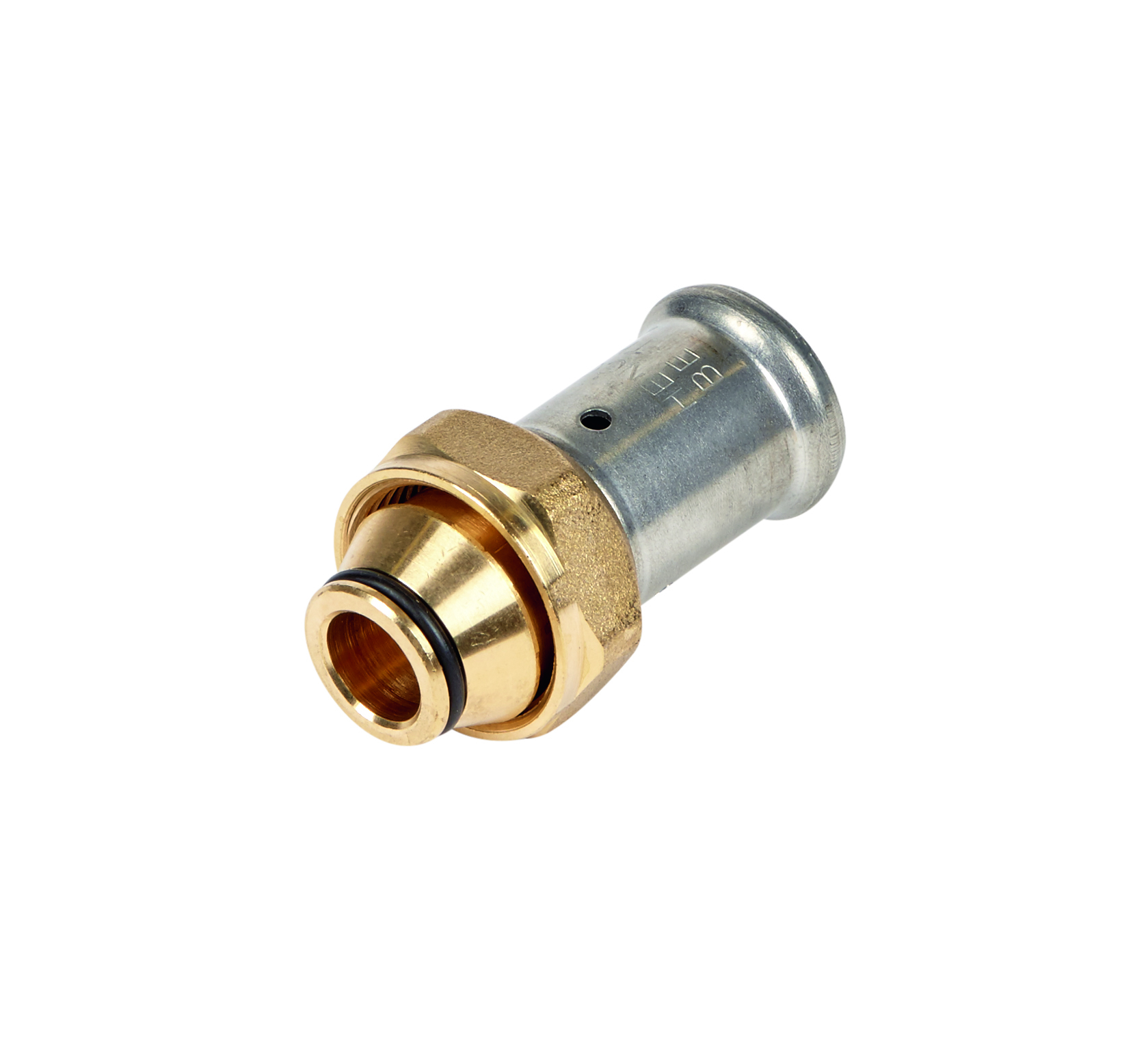 Aansluitstuk recht 19P 14x3/4" euroconus Henco