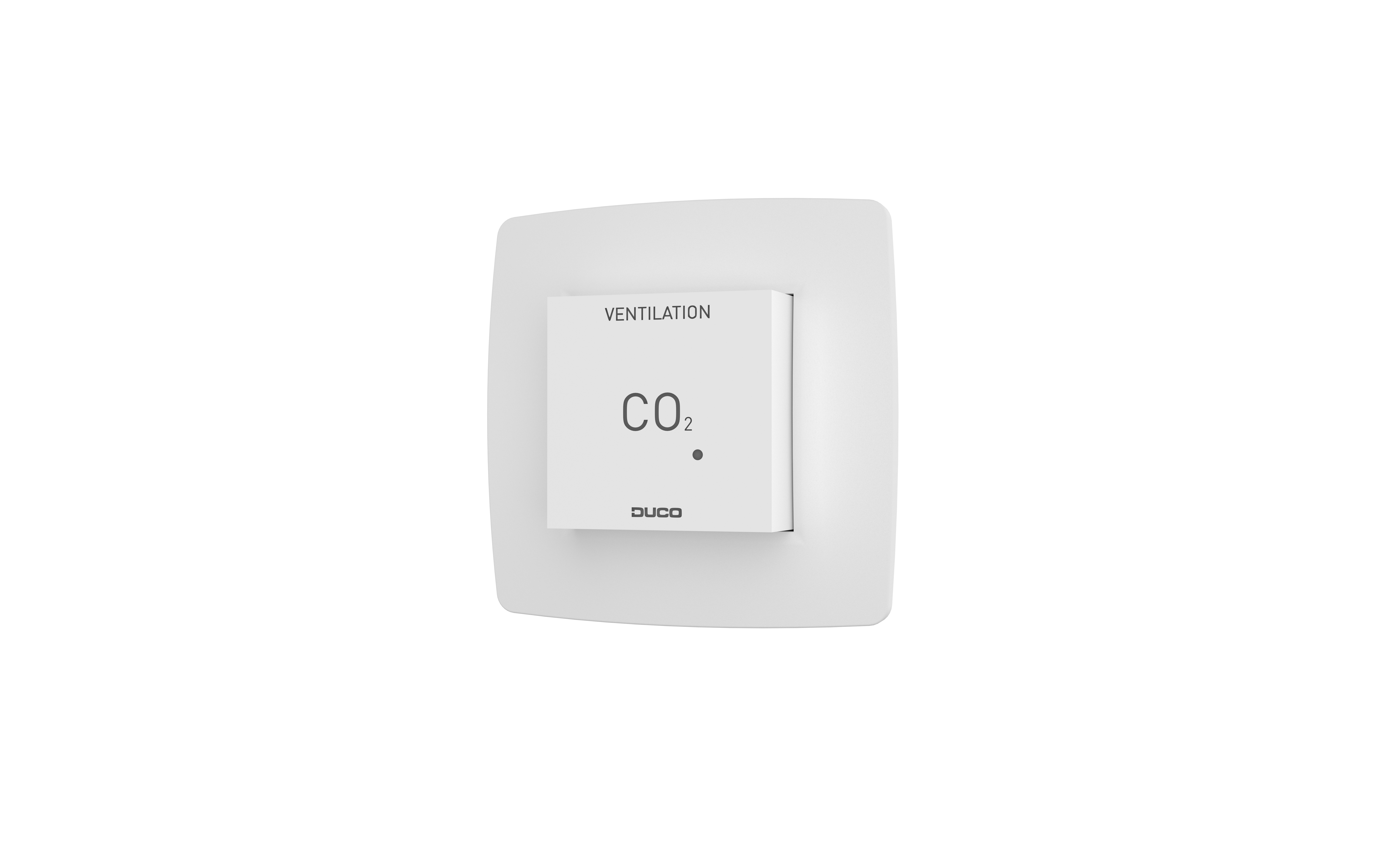 CO2 Ruimtesensor zonder bediening RF/Wired Wit DUCO