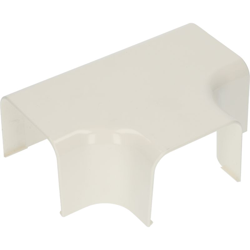 T-stuk 90x65mm wit PVC RAL9010 Canalit