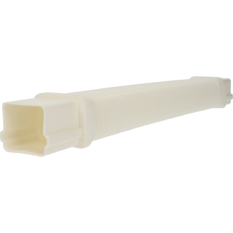 Flexibel leidingstuk 65x50mm wit PVC RAL9010 Canalit