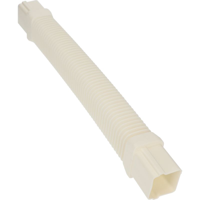 Flexibel leidingstuk 65x50mm wit PVC RAL9010 Canalit