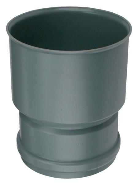 PVC manchet overgangsstuk PVC/gres 125x180mm SN4 grijs Wavin