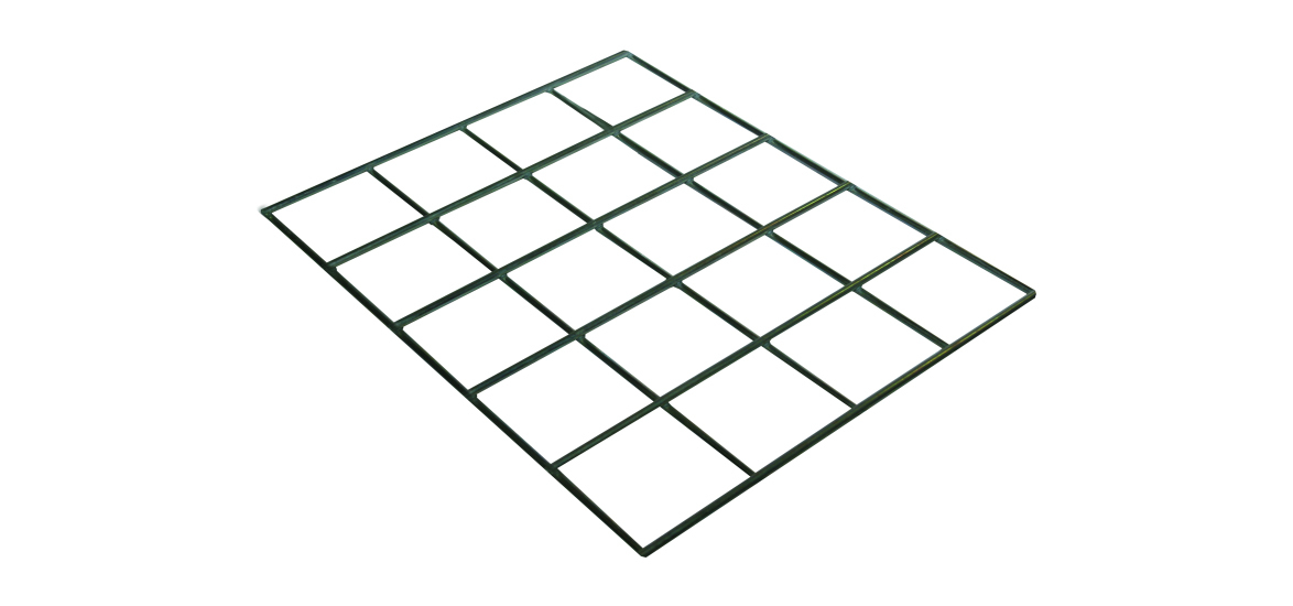 Staaldraadmat 2000x1200mm (2,40m²) maas 200x200mm 3mm gegalvaniseerd VVE=10 Henco