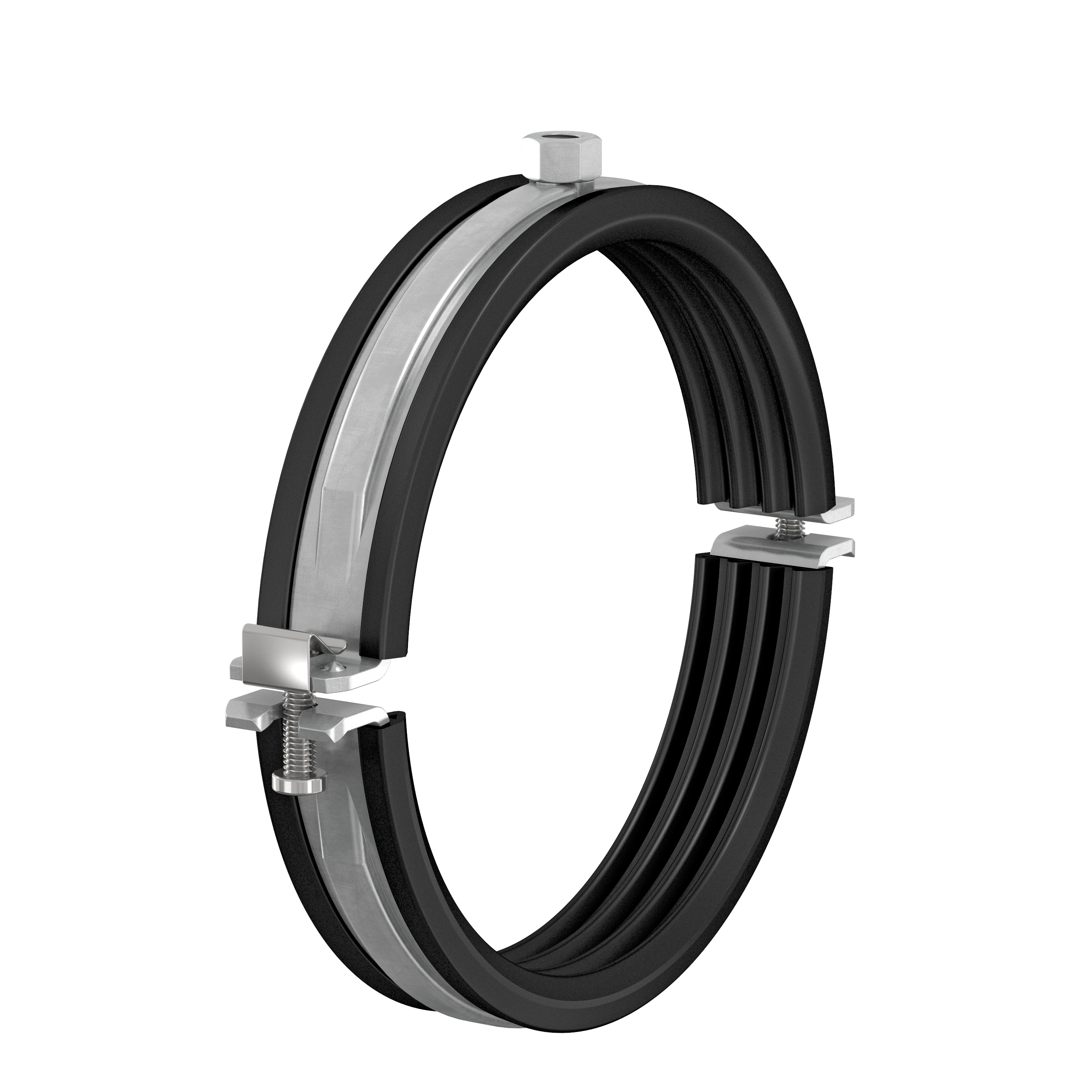 Pijpbeugel universeel FlamcoFix BSA M8 Ø82-86mm met inlage Flamco