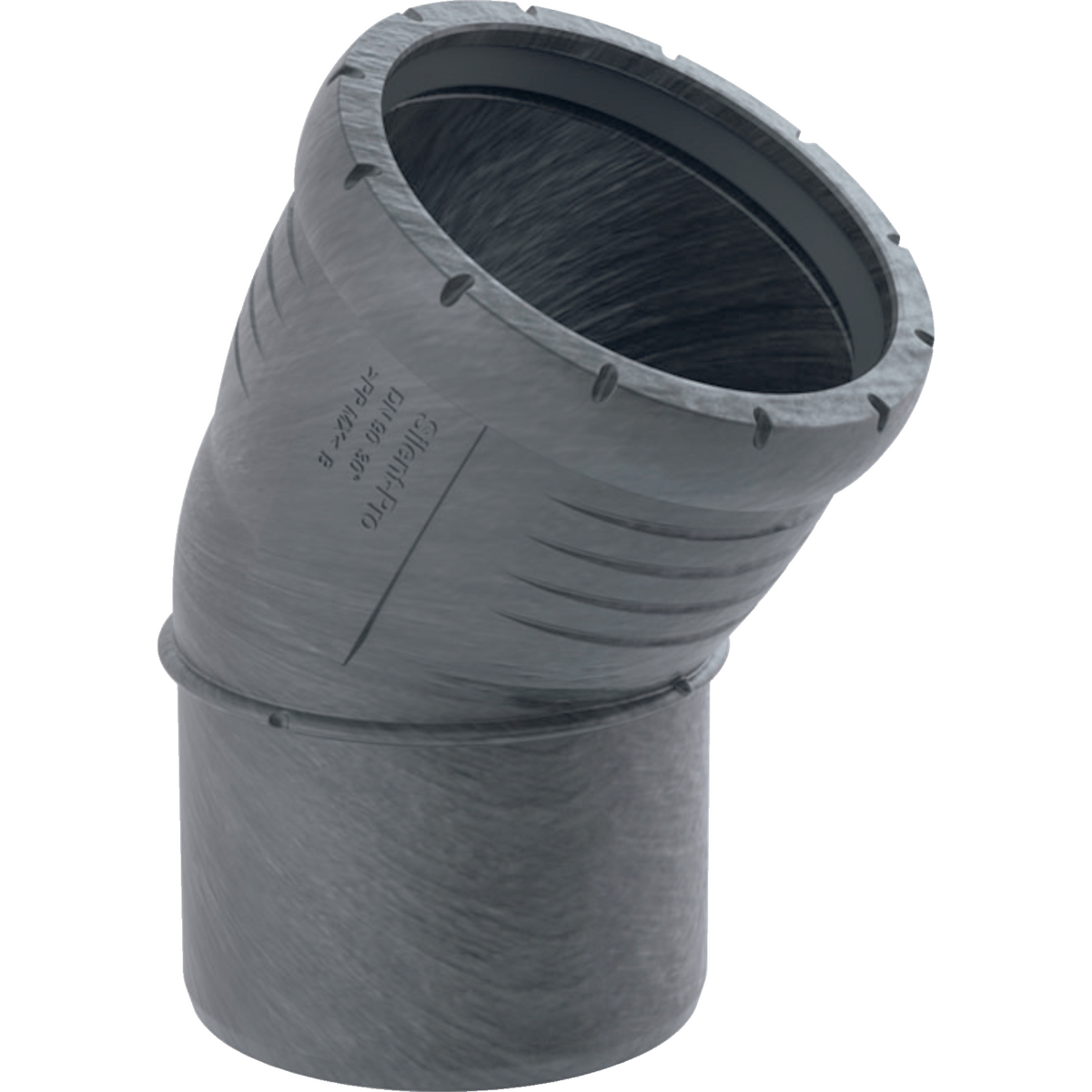 Silent-Pro PP-MX bocht 30° 125mm mof/spie VVE=10 Geberit