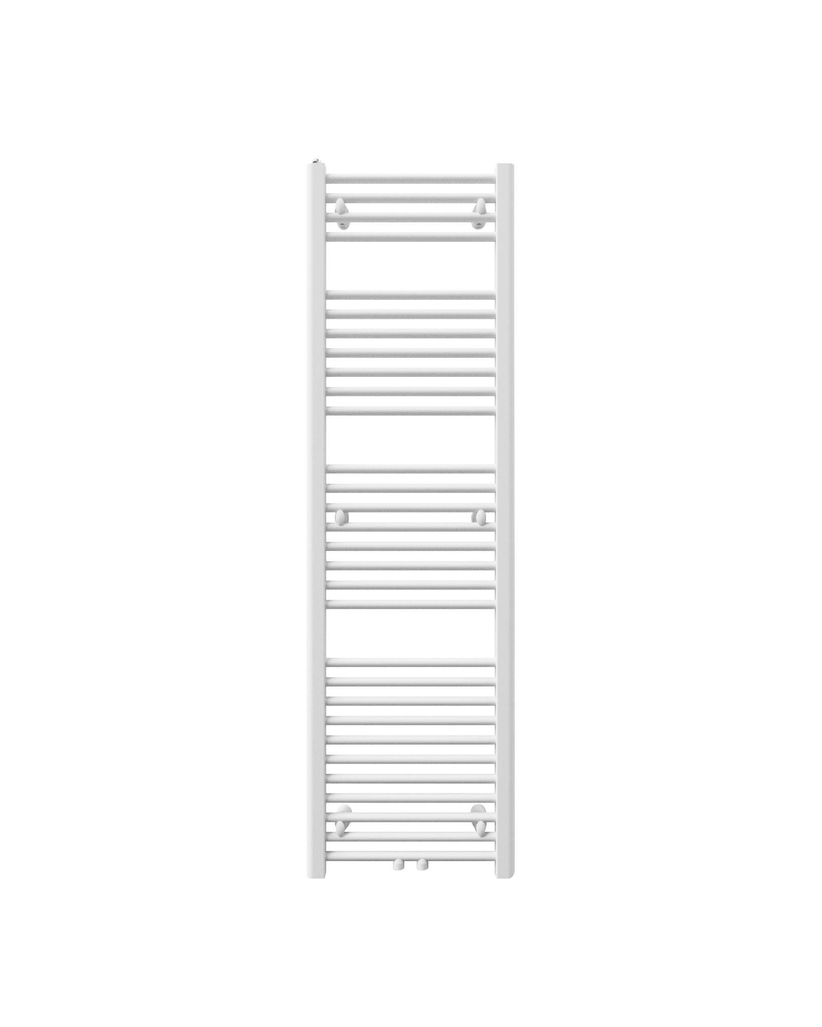 Badkamerradiator BANO middenaansluiting 600x1994mm zwart RAL9005 VASCO
