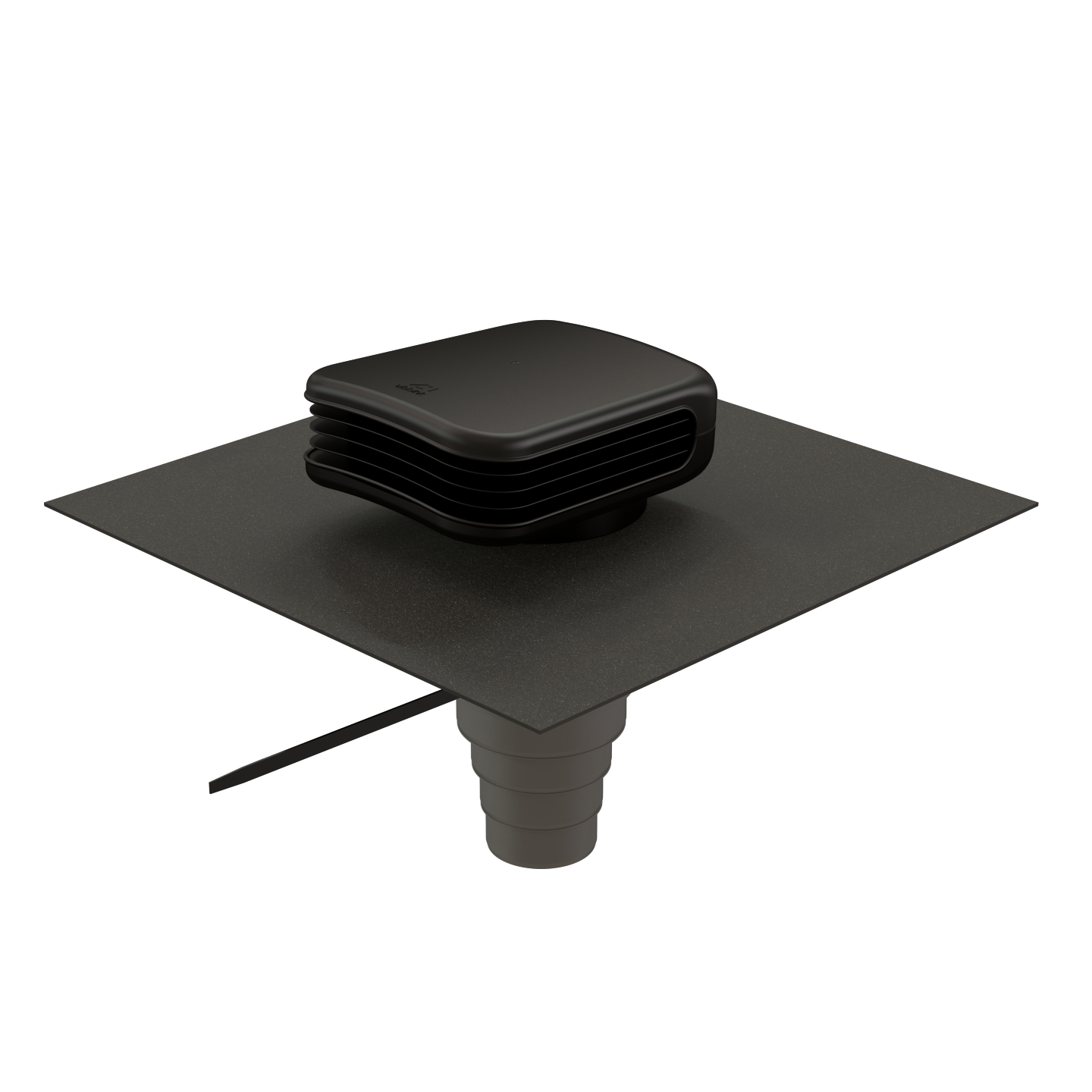Dakdoorvoer VALETIS 16-55° ongeïsoleerd 100/110/125/150/160mm tbv luchtafvoer incl. ubiflex indekstuk Ubbink