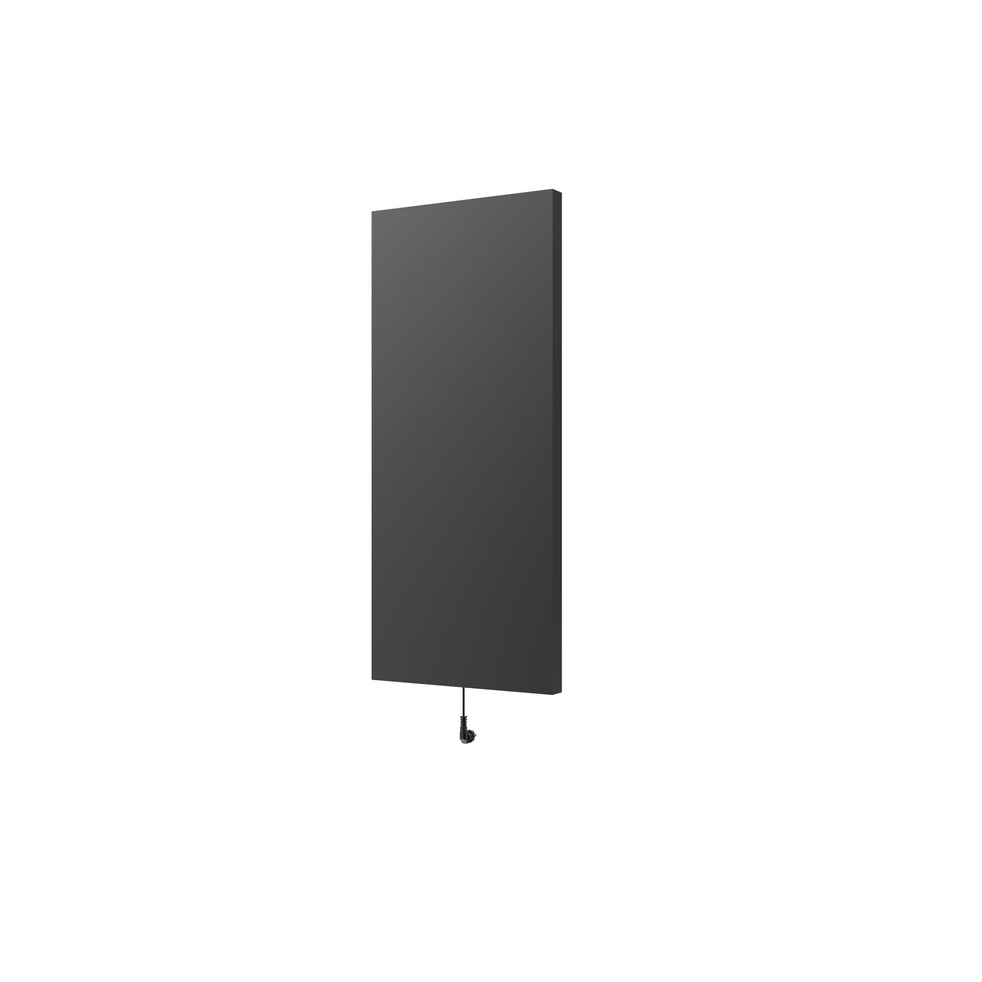 Infraroodpaneel RAGGIO antracietgrijs 630x1740mm 1000W excl. regeling / thermostaat Henrad