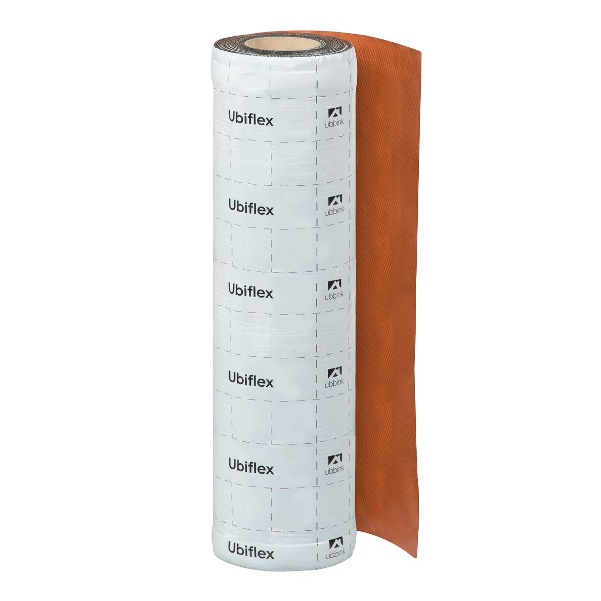 Rol a 5mtr. UBIFLEX FINIO loodvervanger 600mm zelfklevend rood Ubbink