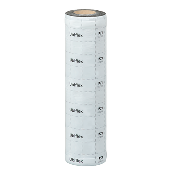 Rol a 5mtr. UBIFLEX FINIO loodvervanger 600mm zelfklevend grijs Ubbink