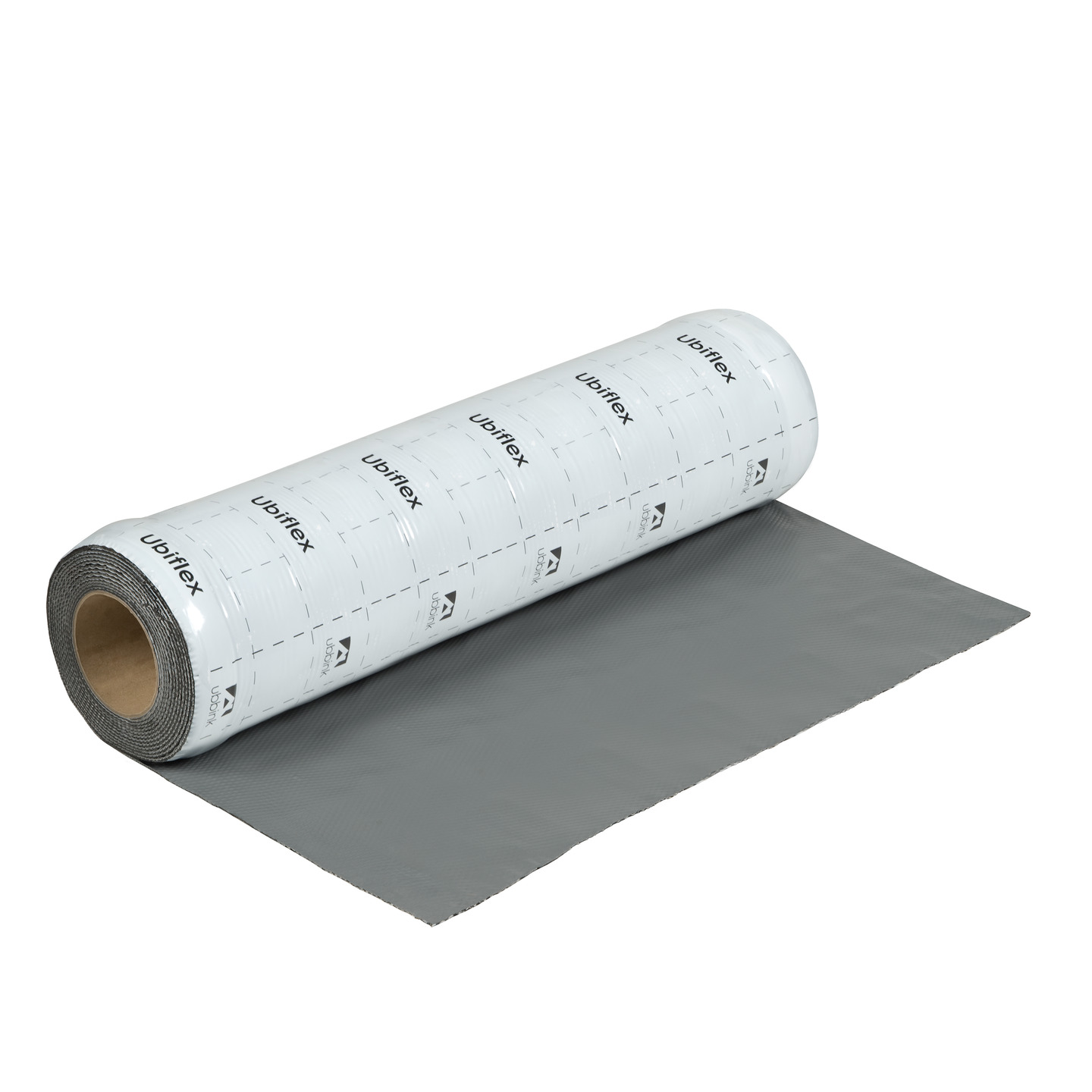 Rol a 5mtr. UBIFLEX FINIO loodvervanger 600mm zelfklevend grijs Ubbink