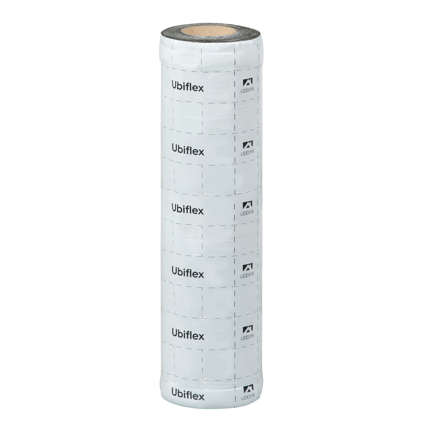 Rol a 5mtr. UBIFLEX FINIO loodvervanger 600mm zelfklevend grijs Ubbink